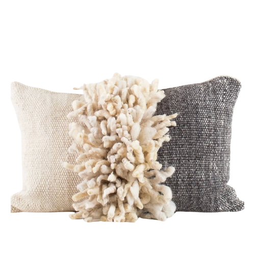 Makun White Dreadlocks Pillow Cover 19"x17" - Treko