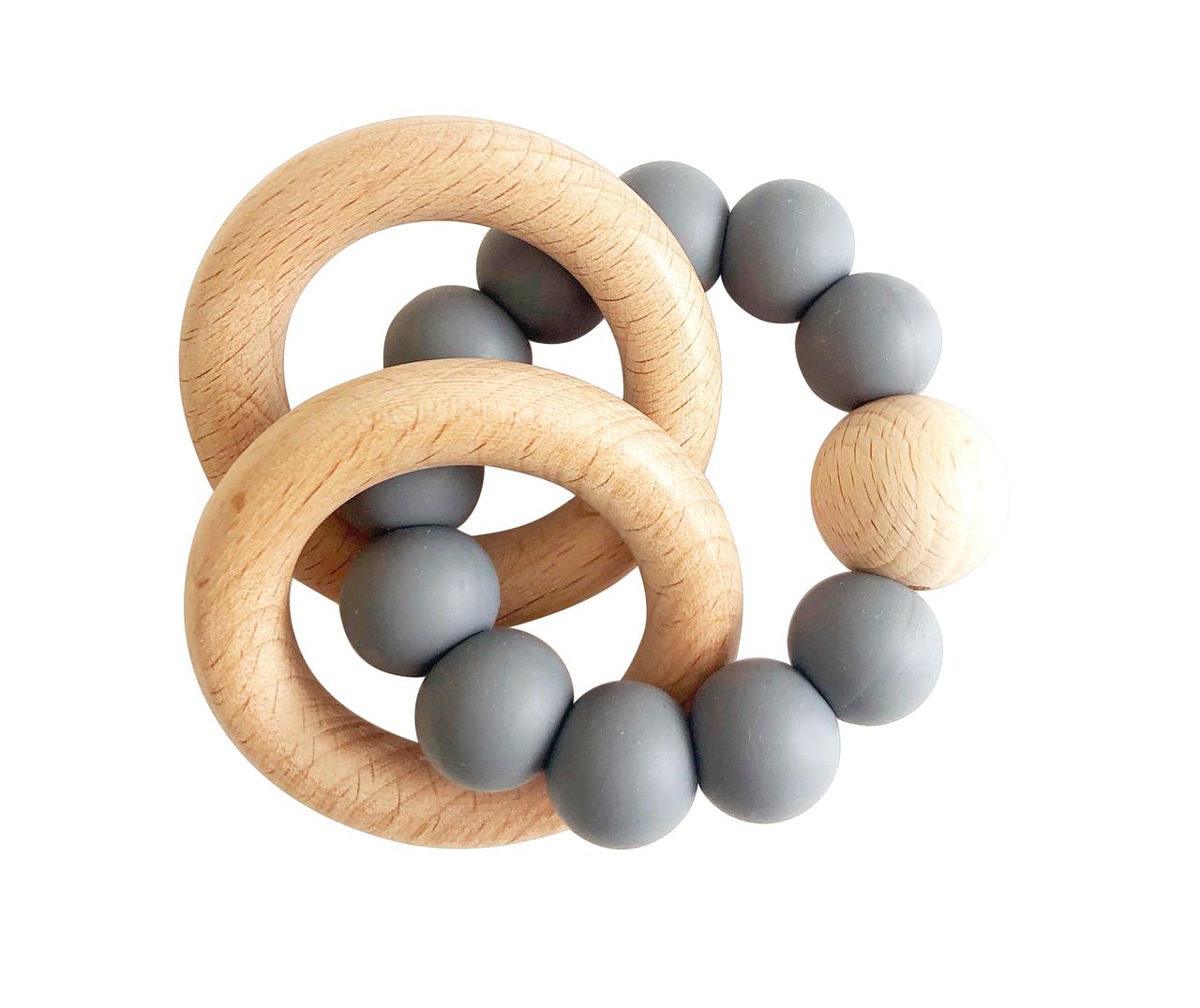 Beechwood Teether Ring - Alimrose