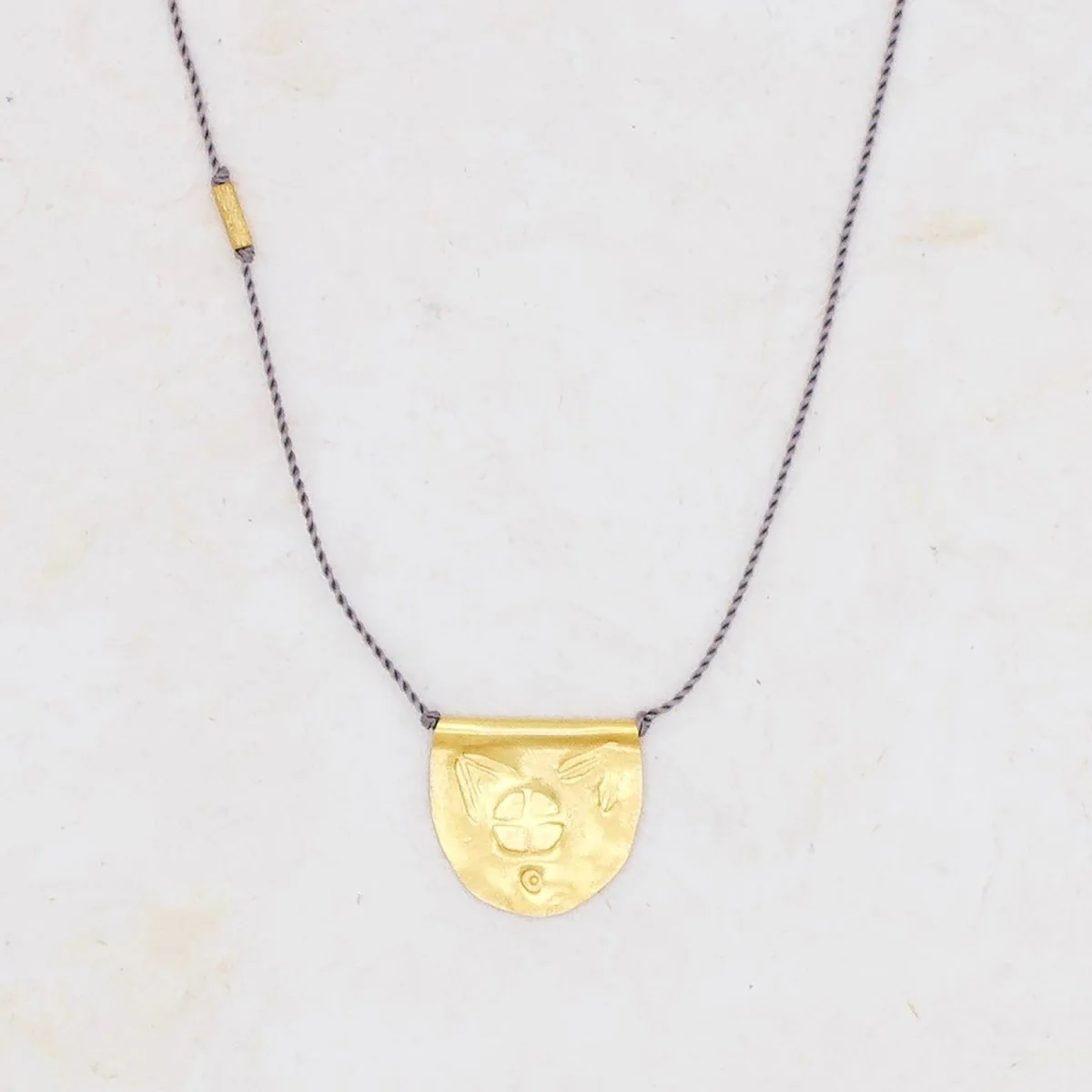Golden Halfmoon Talisman Necklace - River Song