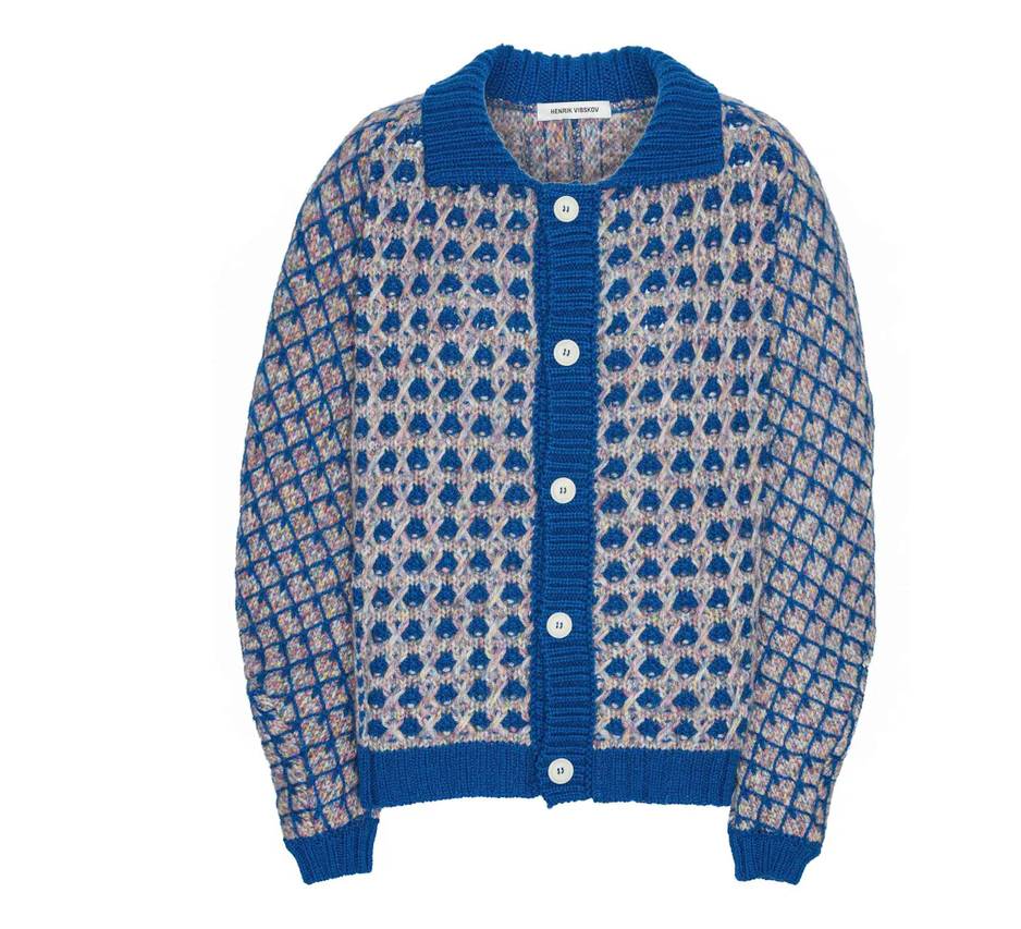 Kimchi Cardigan Blue Party  - Henrik Vibskov
