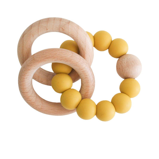 Beechwood Teether Ring - Alimrose