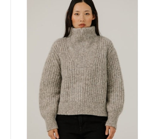 Alpine Quarter Zip Sweater - Bare Knitwear