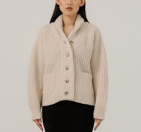 Oversized Shawl Cardigan - Bare Knitwear