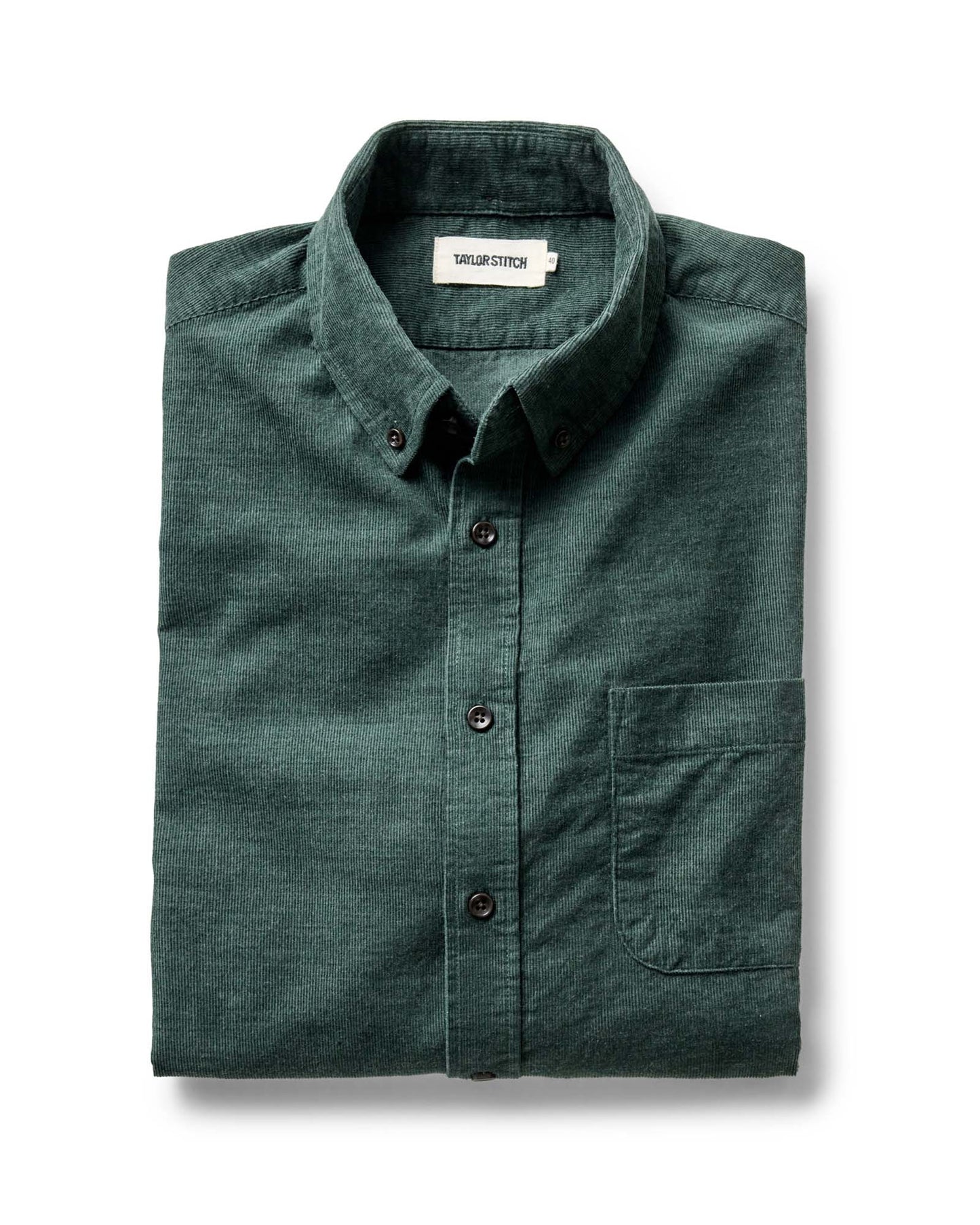 Jack Shirt - Heather Pine Pincord -Taylor Stitch