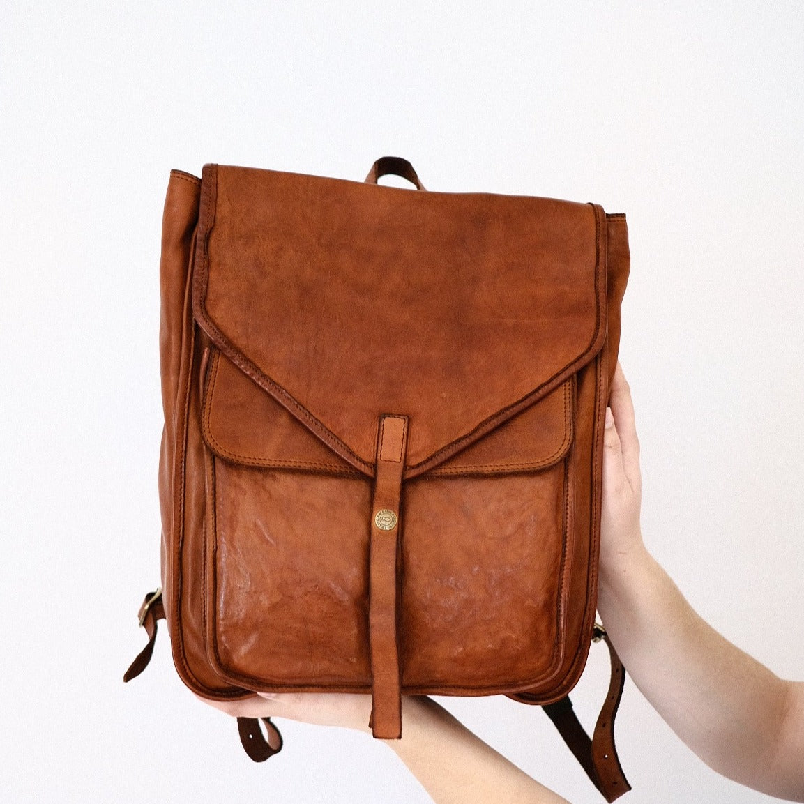 Orleans Backpack in Cognac - Campomaggi