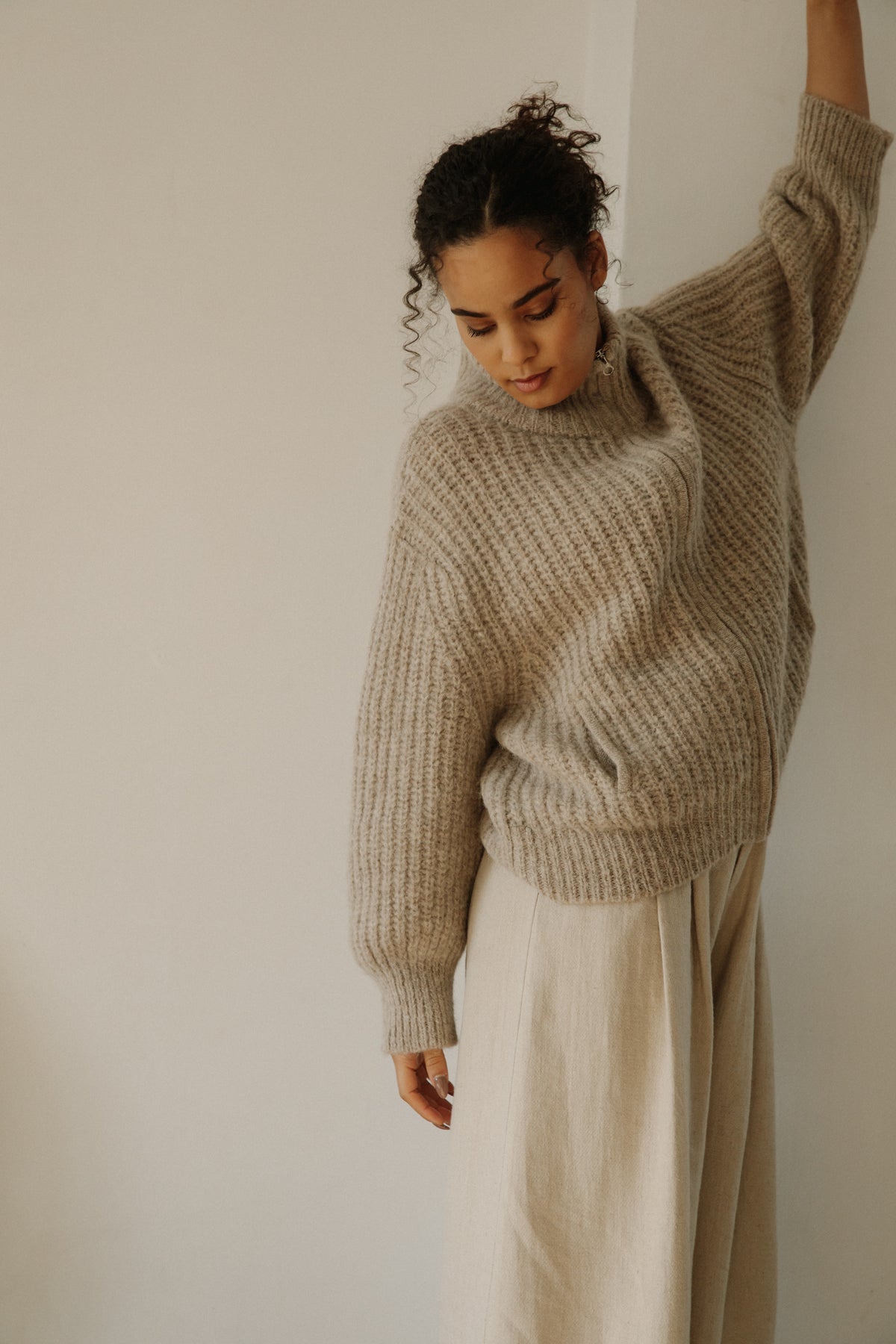Nazca Ribbed Jacket - Bare Knitwear