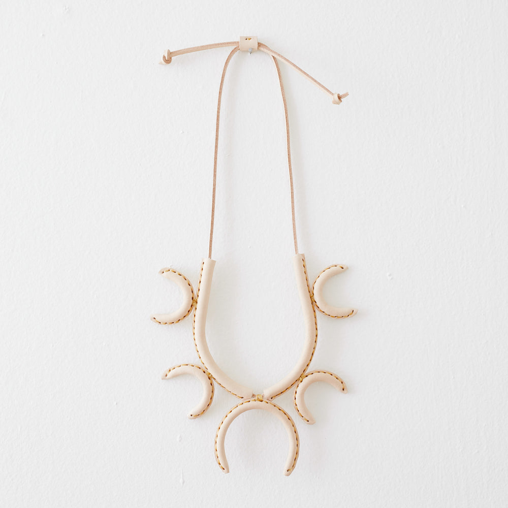 Flor Necklace in Natural - Crescioni